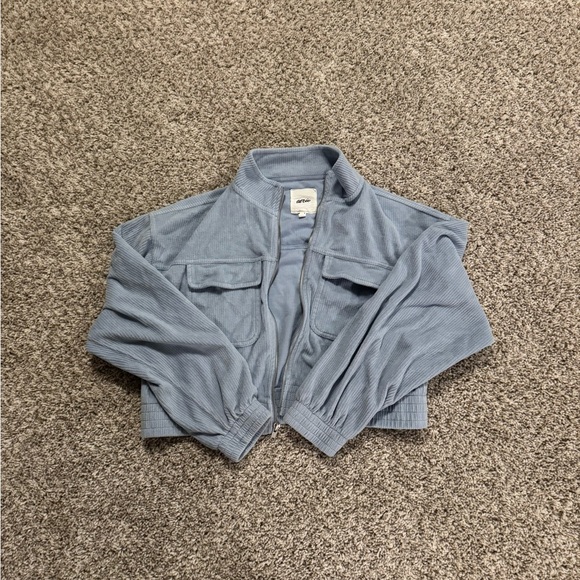 Aerie blue zip up jacket - Picture 1 of 3